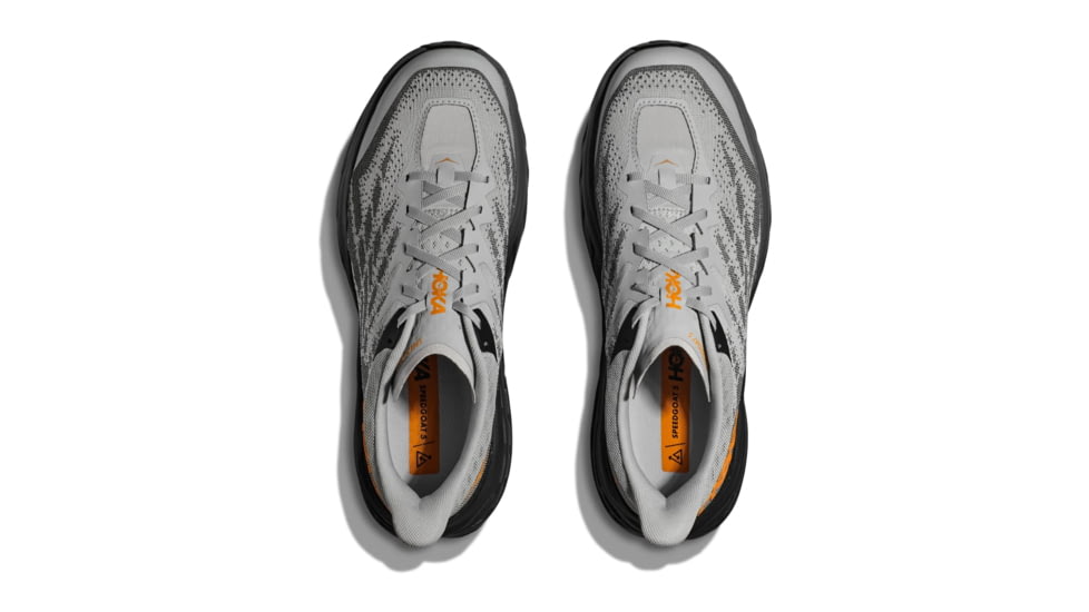 Hoka Speedgoat 5 Wide Trailrunning Shoes - Mens, Harbor Mist/Black, 10.5EE, 1123159-HMBC-10.5EE