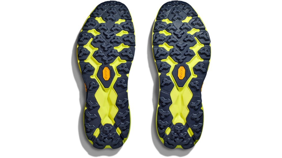 Hoka Speedgoat 5 Wide Trailrunning Shoes - Mens, Stone Blue/Dark Citron, 8.5EE, 1123159-SBDCT-08.5EE