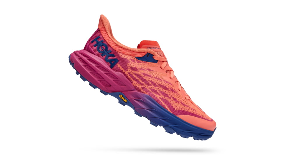 Hoka Speedgoat 5 Wide Trailrunning Shoes - Womens, Festival Fuchsia / Camellia, 05.5D, 1123160-FFCM-05.5D