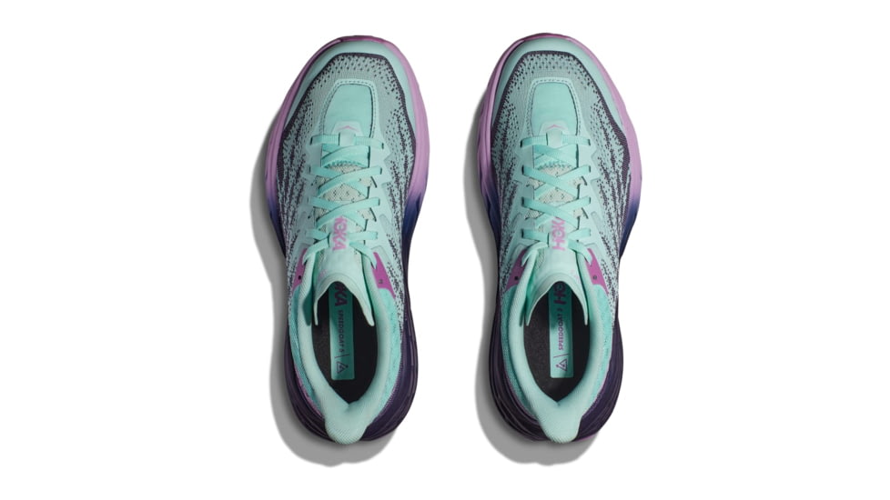 Hoka Speedgoat 5 Wide Trailrunning Shoes - Womens, Sunlit Ocean/Night Sky, 12D, 1123160-SONS-12D