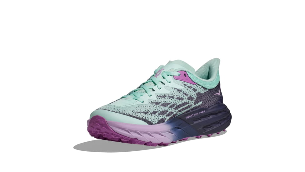 Hoka Speedgoat 5 Wide Trailrunning Shoes - Womens, Sunlit Ocean/Night Sky, 12D, 1123160-SONS-12D