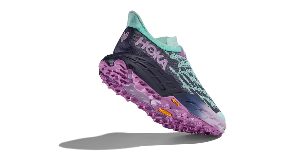 Hoka Speedgoat 5 Wide Trailrunning Shoes - Womens, Sunlit Ocean/Night Sky, 12D, 1123160-SONS-12D