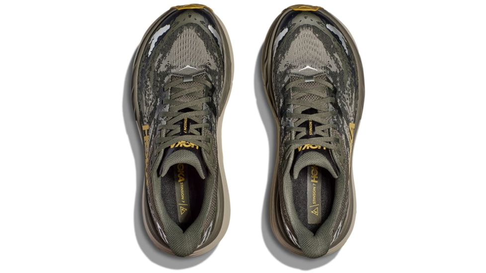 Hoka Stinson 7 Trailrunning Shoes - Mens, Olive Haze/Forest Cover, 11.5 D, 1141530-OZF-11.5D