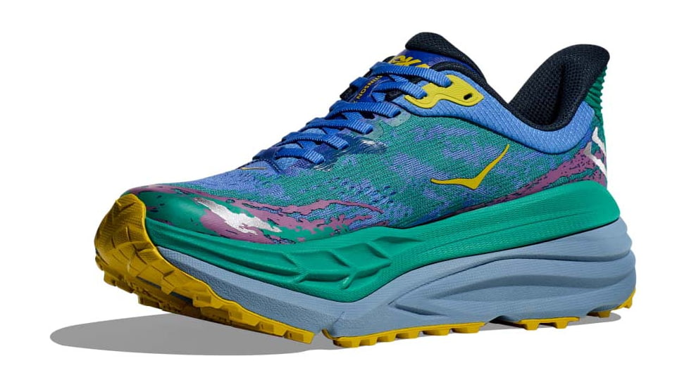 Hoka Stinson 7 Trailrunning Shoes - Mens, Virtual Blue/Tech Green, 10, 1141530-VTC-10D