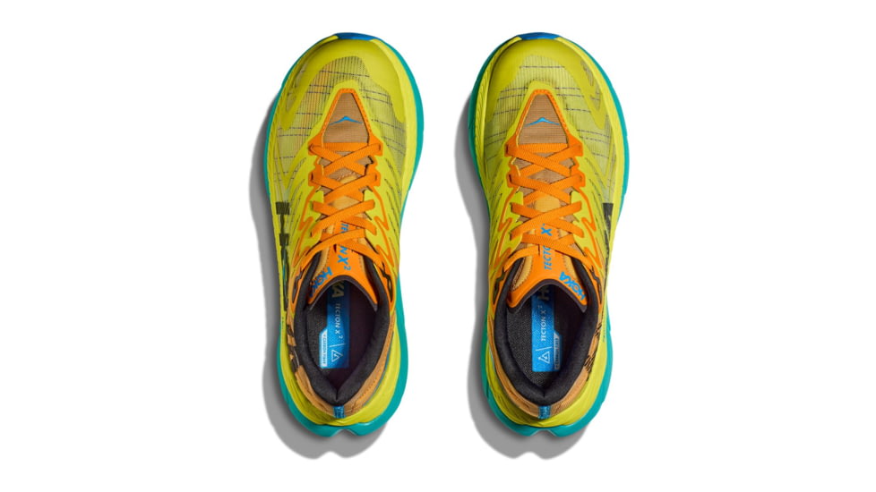 Hoka Tecton X 2 Trailrunning Shoes - Womens, Evening Primrose/Radiant Yellow, 07.5B, 1134507-EPRY-07.5B