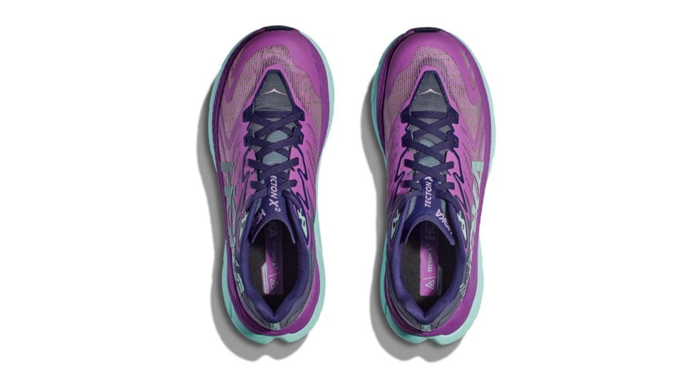Hoka Tecton X 2 Trailrunning Shoes - Womens, Orchid Flower/Night Sky, 08B, 1134507-OFNS-08B