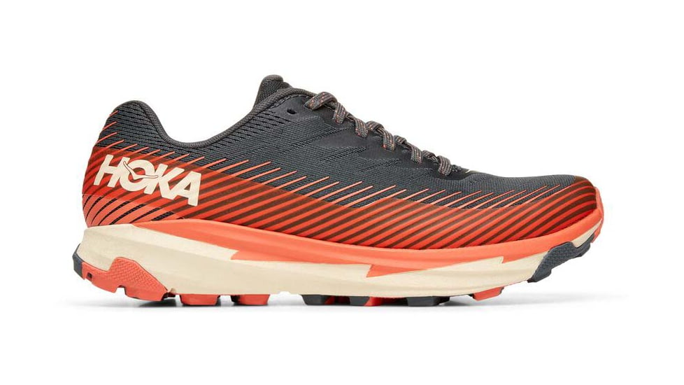 Hoka Torrent 2 Trail Running Shoes - Womens, Castlerock/Camellia, 9, 1110497-CCLL-09