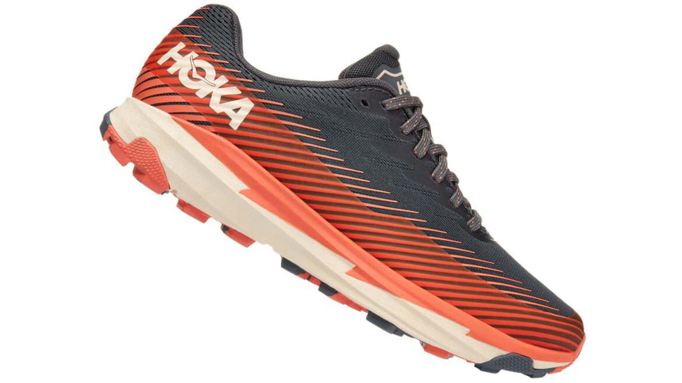 Hoka Torrent 2 Trail Running Shoes - Womens, Castlerock/Camellia, 9, 1110497-CCLL-09