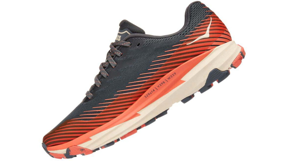 Hoka Torrent 2 Trail Running Shoes - Womens, Castlerock/Camellia, 9, 1110497-CCLL-09