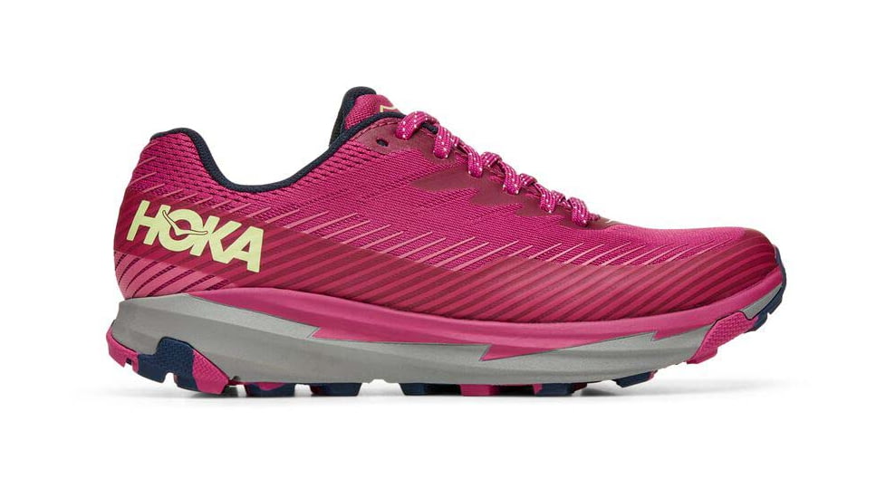 Hoka Torrent 2 Trail Running Shoes - Womens, Festival Fuchsia/Ibis Rose, 8, 1110497-FFIR-08