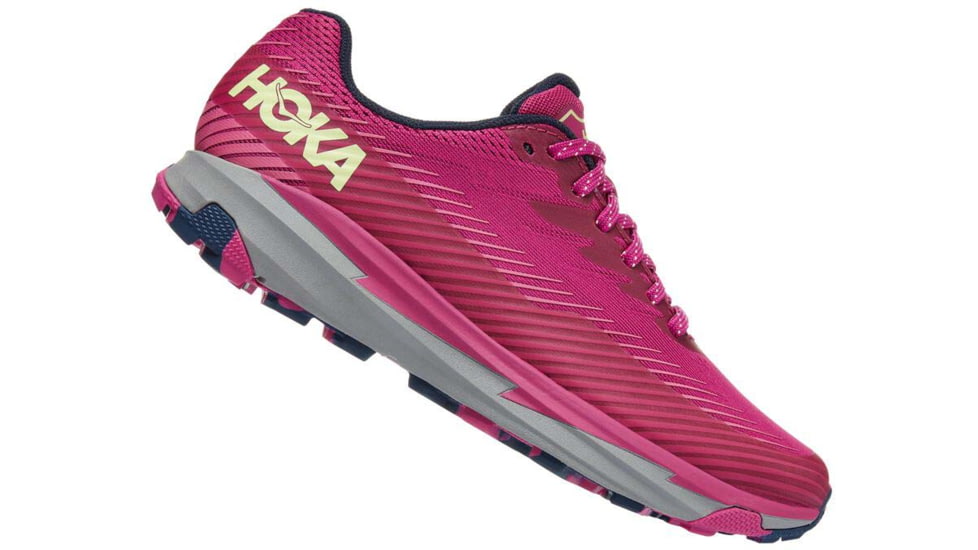 Hoka Torrent 2 Trail Running Shoes - Womens, Festival Fuchsia/Ibis Rose, 8, 1110497-FFIR-08