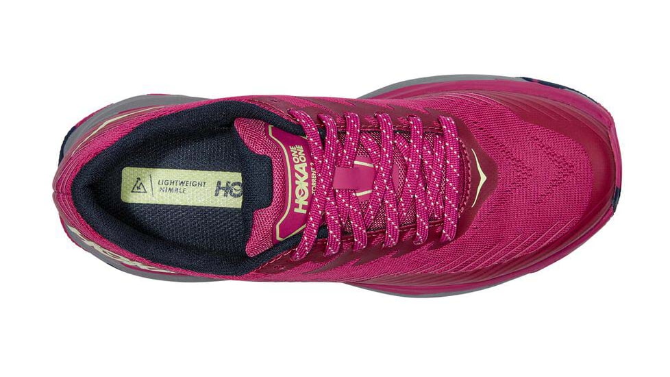 Hoka Torrent 2 Trail Running Shoes - Womens, Festival Fuchsia/Ibis Rose, 8, 1110497-FFIR-08
