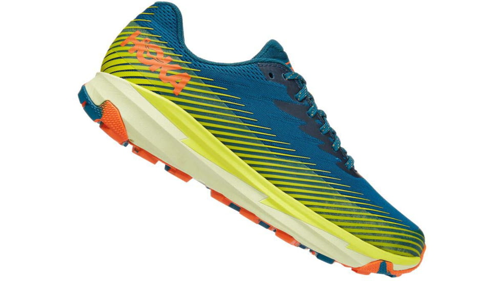 Hoka Torrent 2 Trailrunning Shoes - Mens, Blue Coral/Evening Primrose, 11, 1110496-BCEP-11