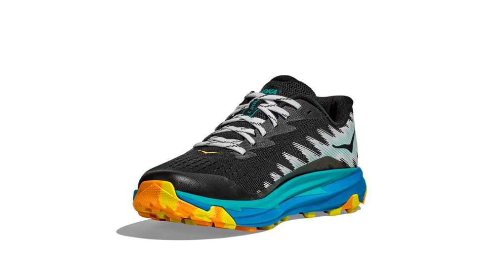 Hoka Torrent 3 Trailrunning Shoes - Womens, Black/Diva Blue, 10B, 1127915-BDVB-10B