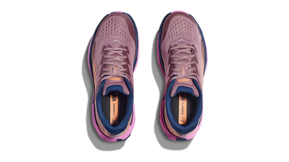 Hoka Torrent 3 Trailrunning Shoes - Womens, Wistful Mauve/Cyclamen, 7B, 1127915-WMCY-07B