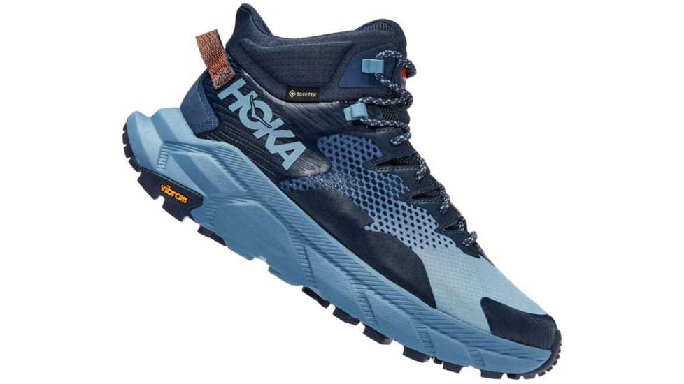 Hoka Trail Code GTX Hiking Shoes - Mens, Outer Space / Mountain Spring, 12D, 1123165-OSMS-12D