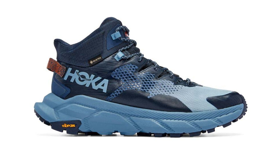 Hoka Trail Code GTX Hiking Shoes - Mens, Outer Space / Mountain Spring, 12D, 1123165-OSMS-12D