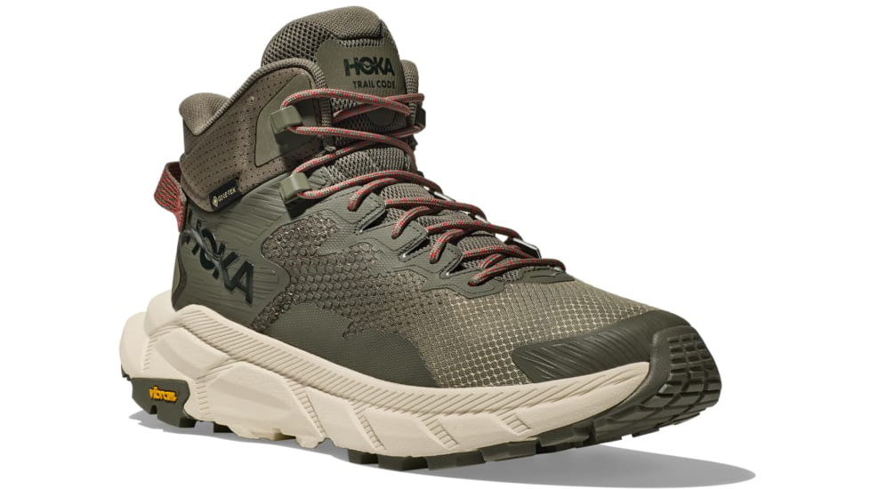 Hoka Trail Code GTX Hiking Shoes - Mens, Slate/Oat Milk, 11.5 D, 1123165-STTM-11.5D