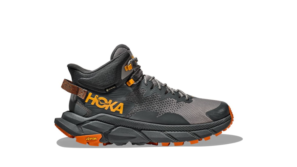 Hoka Trail Code GTX Shoes - Mens, Castlerock/Persimmon Orange, 10, 1123165-CPOR-10D