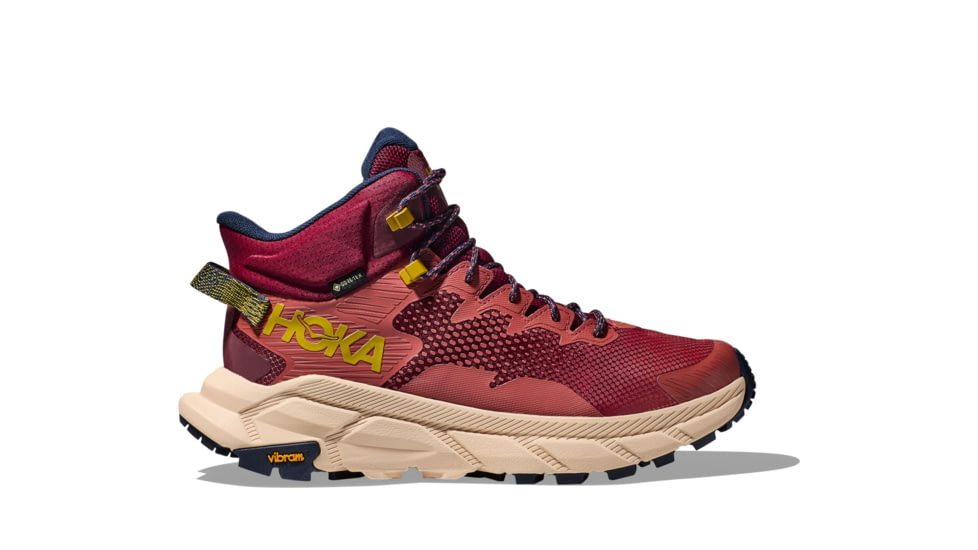 Hoka Trail Code GTX Shoes - Mens, Hot Sauce/Shifting Sand, 13D, 1123165-HSSS-13D