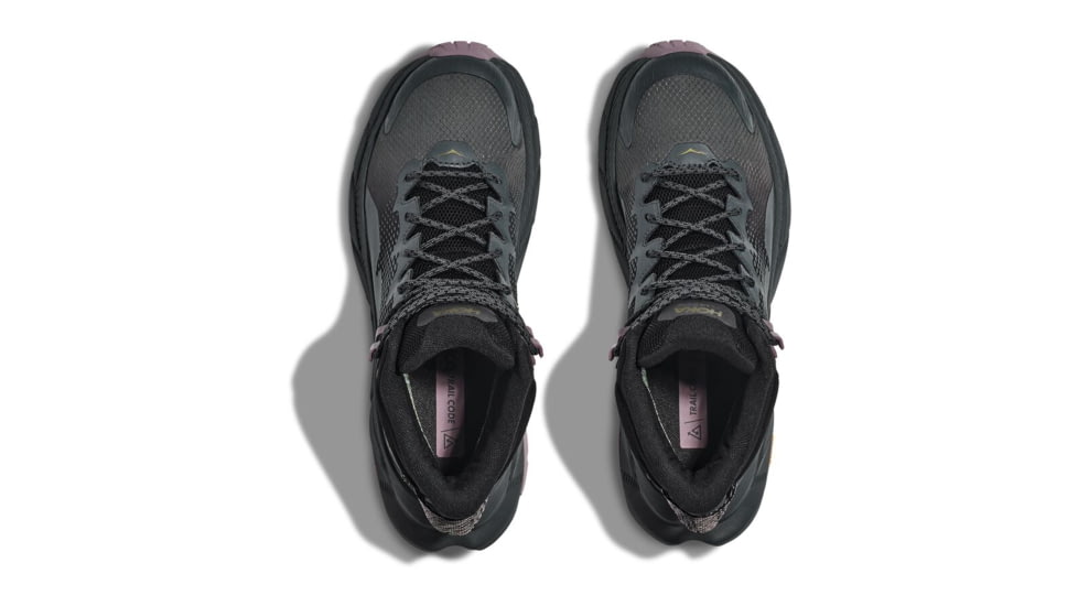 Hoka Trail Code GTX Shoes - Womens, Black/Castlerock, 7.5, 1123166-BCSTL-07.5B