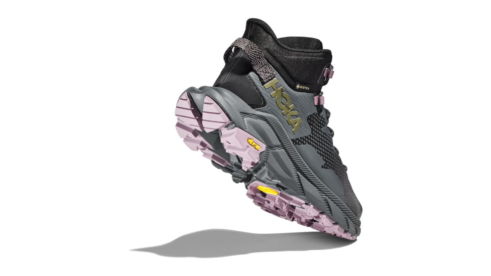 Hoka Trail Code GTX Shoes - Womens, Black/Castlerock, 7.5, 1123166-BCSTL-07.5B
