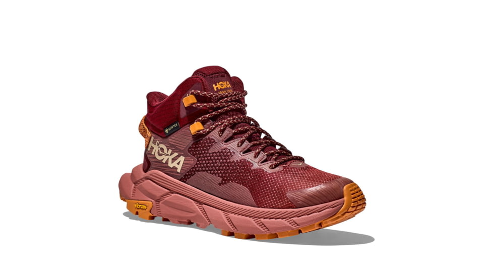 Hoka Trail Code GTX Shoes - Womens, Hot Sauce/Earthenware, 05B, 1123166-HSER-05B