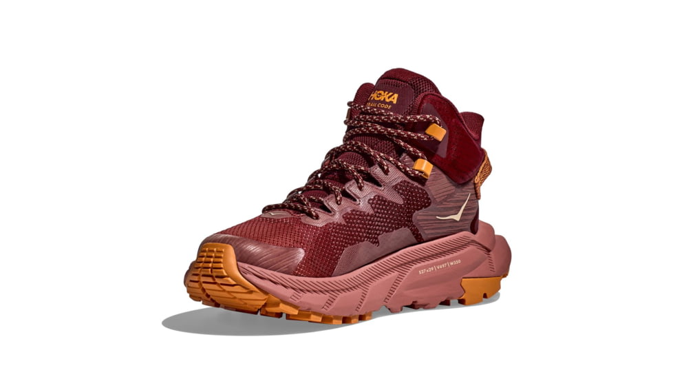 Hoka Trail Code GTX Shoes - Womens, Hot Sauce/Earthenware, 05B, 1123166-HSER-05B