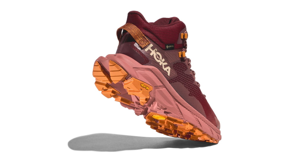 Hoka Trail Code GTX Shoes - Womens, Hot Sauce/Earthenware, 05B, 1123166-HSER-05B
