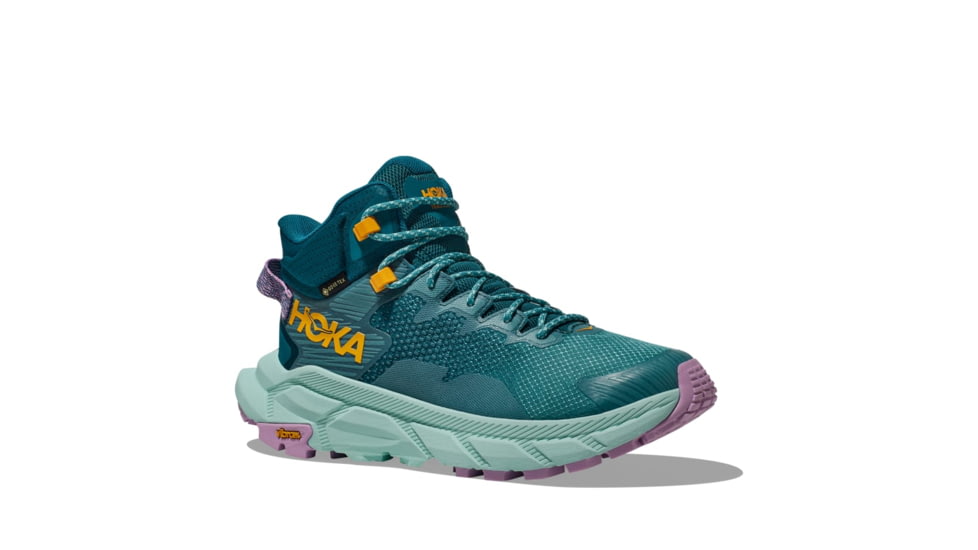 Hoka Trail Code GTX Shoes - Womens, Ocean Mist/Sunlit Ocean, 05.5B, 1123166-OMSO-05.5B