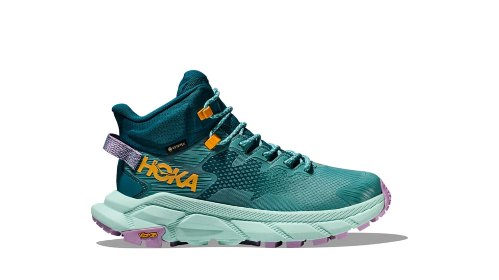 Hoka Trail Code GTX Shoes - Womens, Ocean Mist/Sunlit Ocean, 05.5B, 1123166-OMSO-05.5B