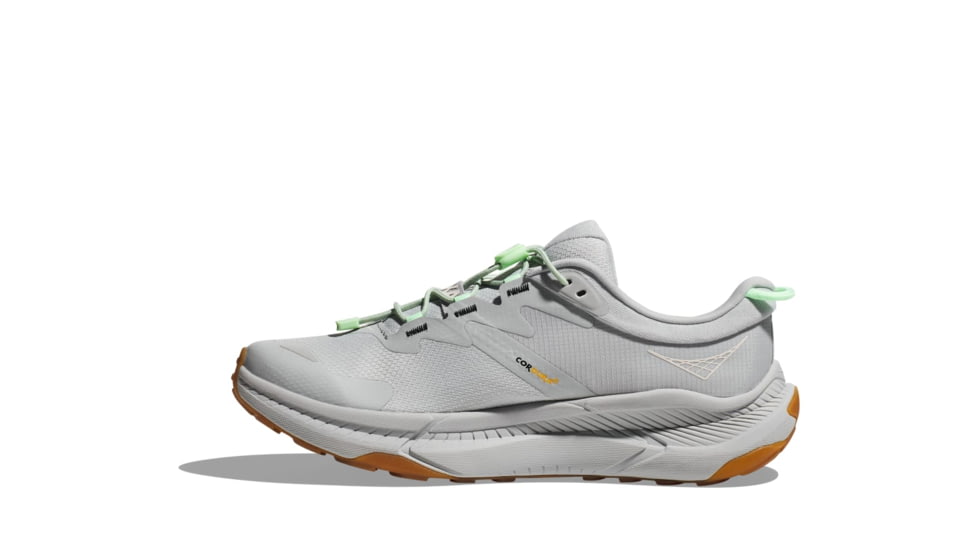 Hoka Transport Hiking Shoes - Womens, Harbor Mist/Lime Glow, 06.5B, 1123154-HMLG-06.5B