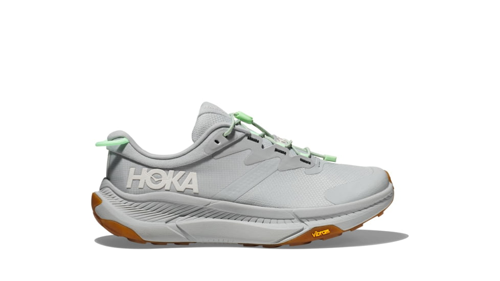 Hoka Transport Hiking Shoes - Womens, Harbor Mist/Lime Glow, 06.5B, 1123154-HMLG-06.5B