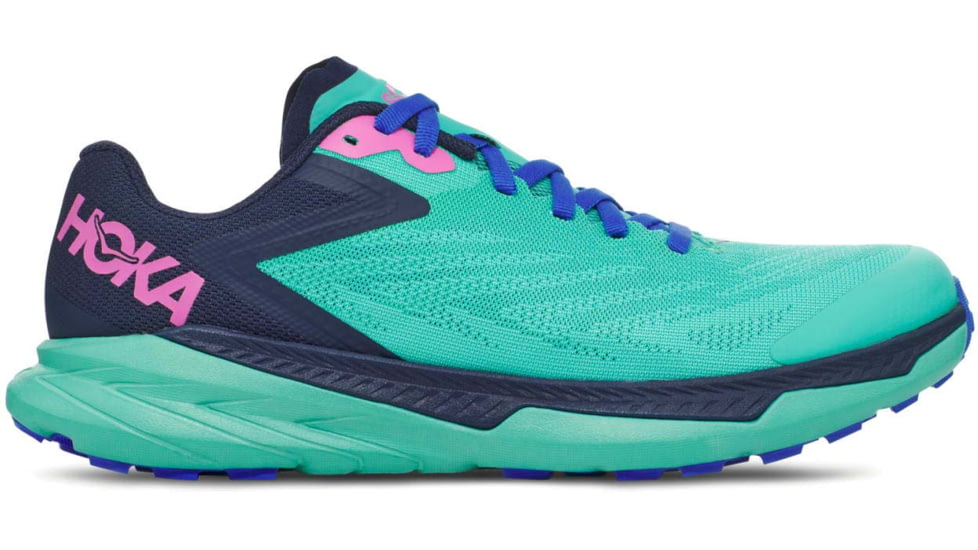 Hoka Zinal Trailrunning Shoes - Womens, Atlantis/Outer Space, 6, B, 1119400-AOSP-06B