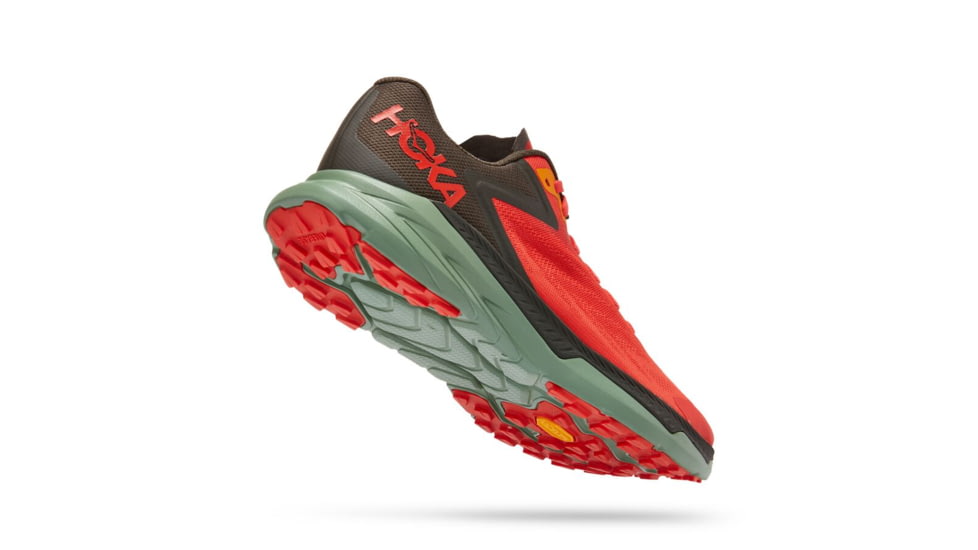 Hoka Zinal Trailrunning Shoes - Mens, Fiesta / Black Olive, 12.5D, 1119399-FBOL-12.5D