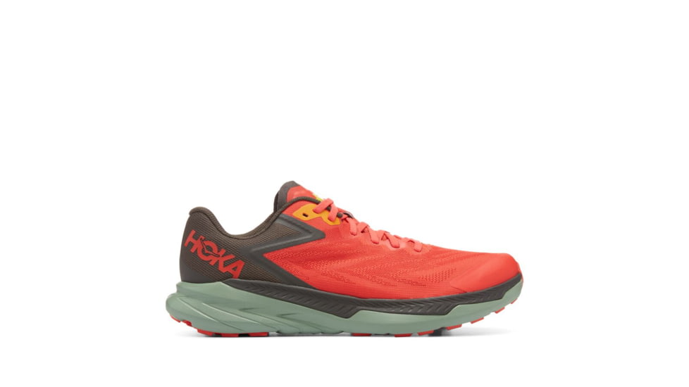 Hoka Zinal Trailrunning Shoes - Mens, Fiesta / Black Olive, 12.5D, 1119399-FBOL-12.5D