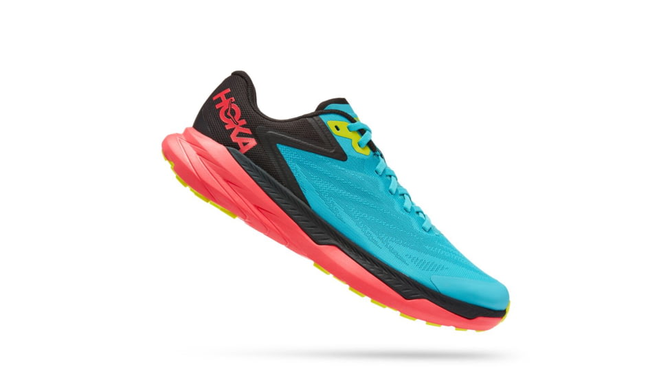 Hoka Zinal Trailrunning Shoes - Mens, Scuba Blue / Black, 09D, 1119399-SBBK-09D