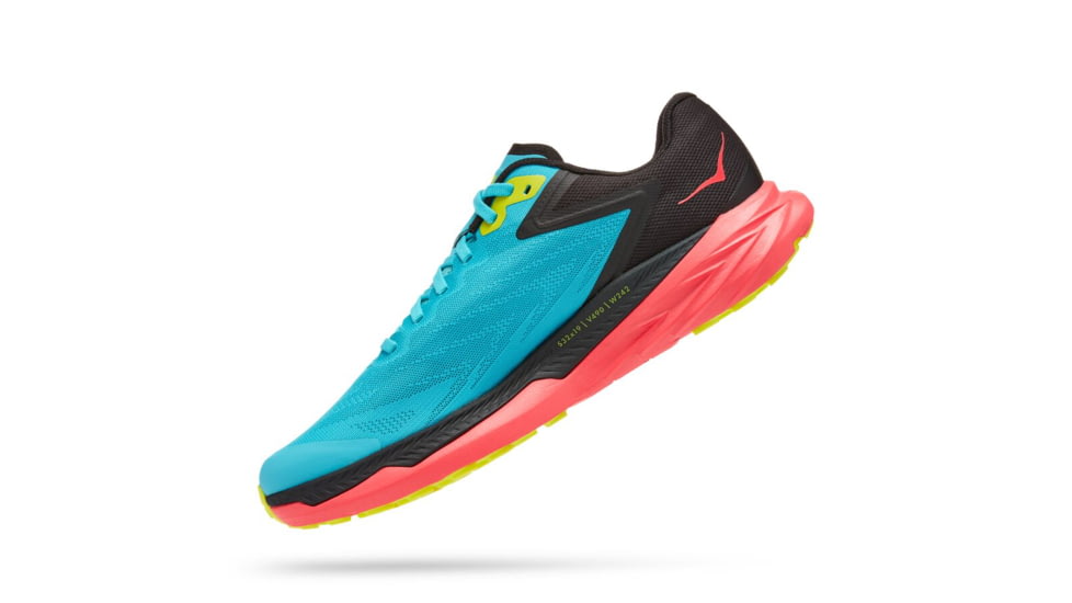 Hoka Zinal Trailrunning Shoes - Mens, Scuba Blue / Black, 09D, 1119399-SBBK-09D