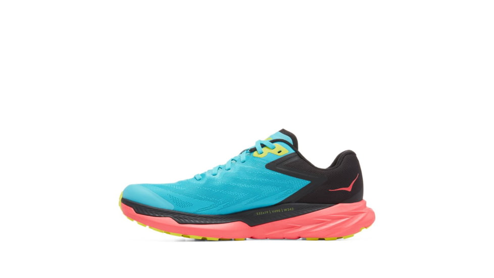 Hoka Zinal Trailrunning Shoes - Mens, Scuba Blue / Black, 09D, 1119399-SBBK-09D