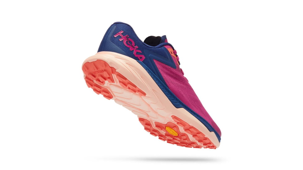 Hoka Zinal Trailrunning Shoes - Womens, Festival Fuchsia / Bellwether Blue, 07B, 1119400-FFBB-07B
