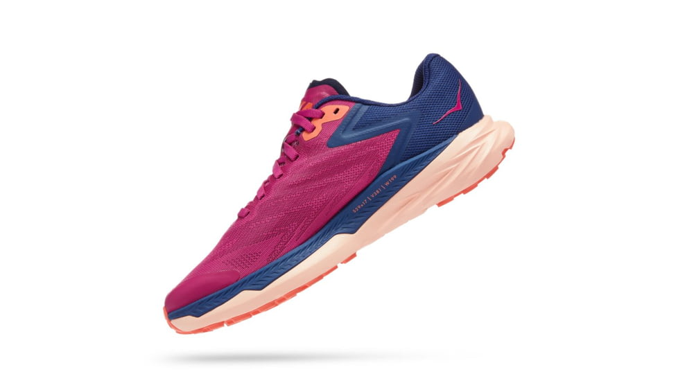 Hoka Zinal Trailrunning Shoes - Womens, Festival Fuchsia / Bellwether Blue, 07B, 1119400-FFBB-07B