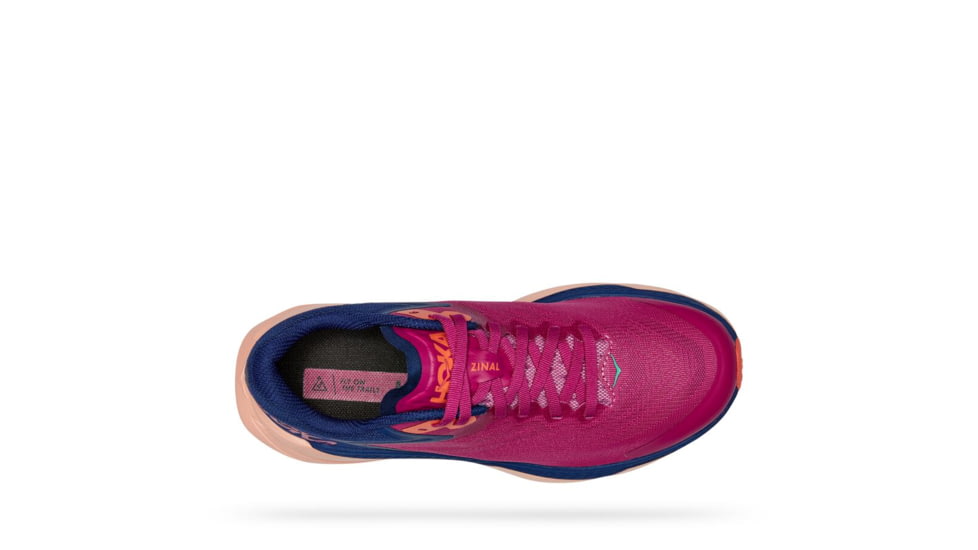 Hoka Zinal Trailrunning Shoes - Womens, Festival Fuchsia / Bellwether Blue, 07B, 1119400-FFBB-07B