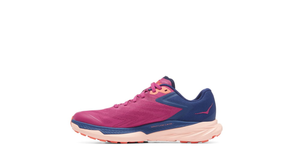 Hoka Zinal Trailrunning Shoes - Womens, Festival Fuchsia / Bellwether Blue, 07B, 1119400-FFBB-07B