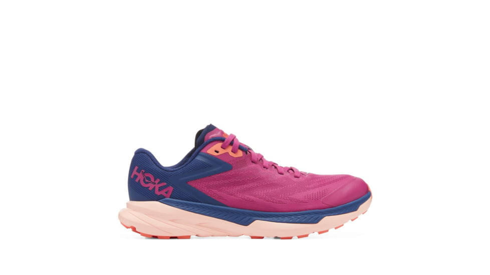 Hoka Zinal Trailrunning Shoes - Womens, Festival Fuchsia / Bellwether Blue, 07B, 1119400-FFBB-07B