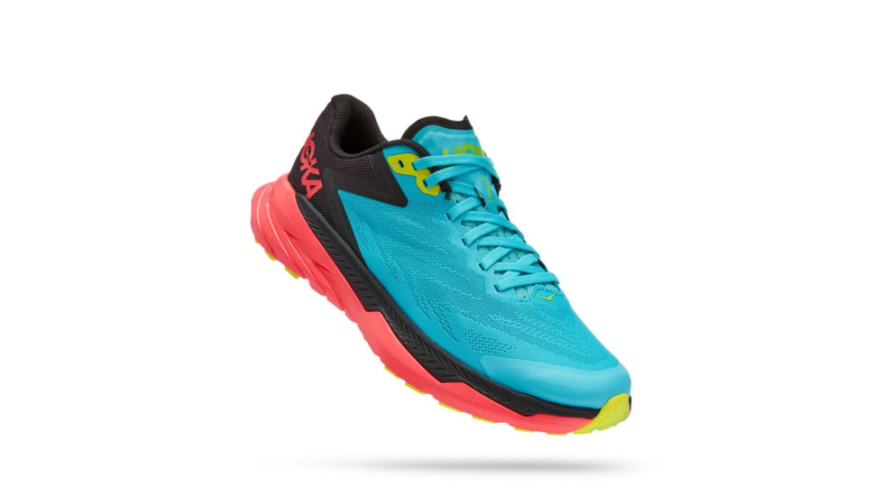 Hoka Zinal Trailrunning Shoes - Womens, Scuba Blue / Diva Pink, 07.5B, 1119400-SBDP-07.5B