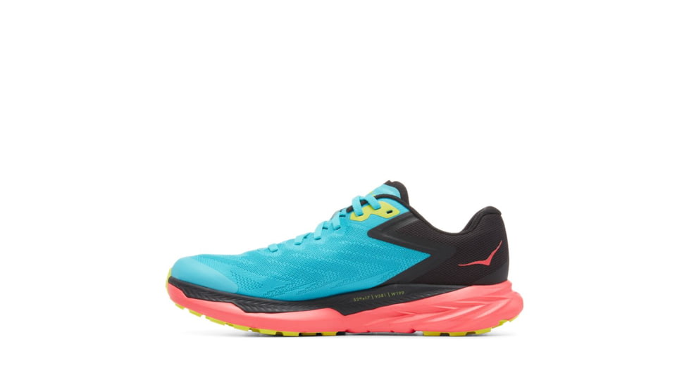 Hoka Zinal Trailrunning Shoes - Womens, Scuba Blue / Diva Pink, 07.5B, 1119400-SBDP-07.5B