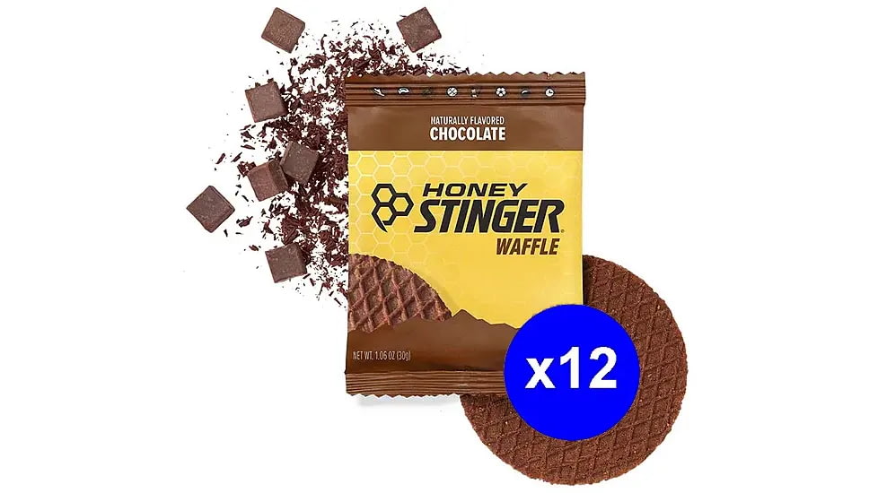Honey Stinger Chocolate Waffle, 1 oz Pack/12 Count Box, 12 Pack
