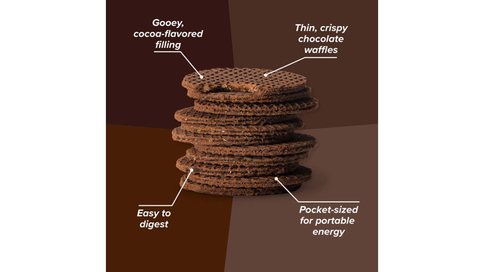 Honey Stinger Chocolate Waffle, 1 oz Pack, 74312