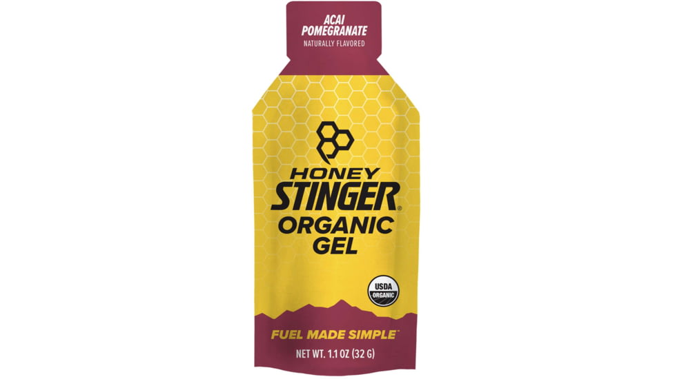 Honey Stinger Classic Energy Gels, Acai Pomegranate, 1.1oz Pack, 70624