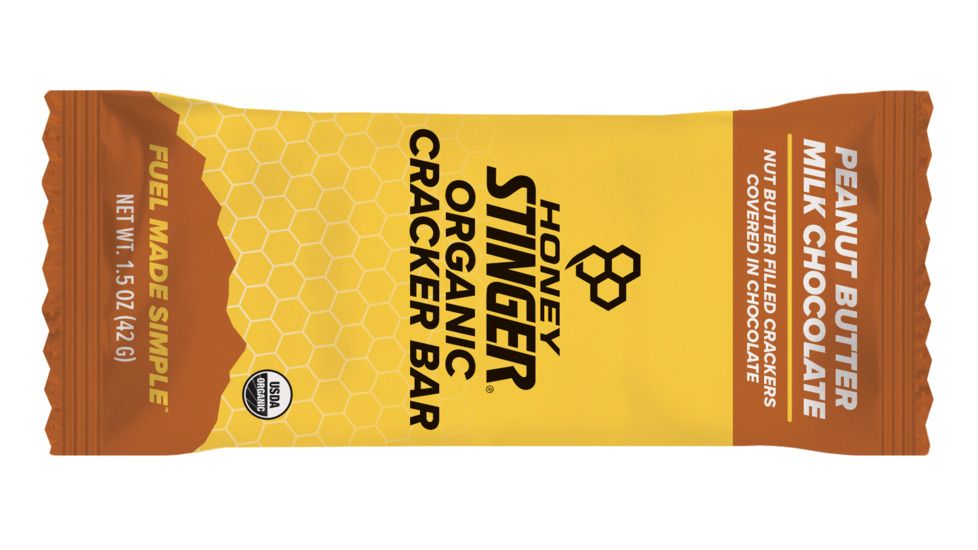 Honey Stinger Cracker N' Nut Butter Snack Bar - Peanut Butter Milk Chocolate, 81012